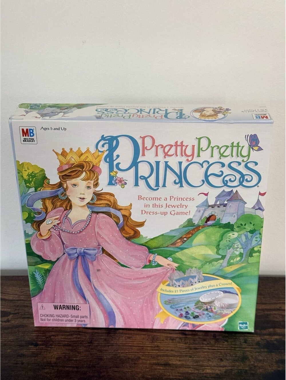 VTG 1999 Milton Bradley Pretty Pretty Princess Board Game miss  3 Rings, direct